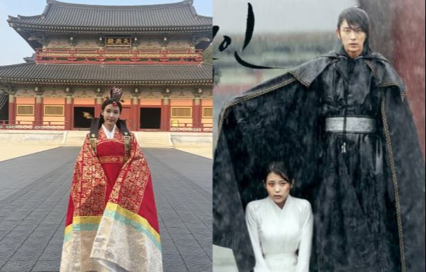 아이유가 이준기를 잡기 위해 '왕의 아내' 웨딩 사진을 공개했다. 10년 전 <스텝 바이 스텝>의 비를 막는 명장면을 꿈꾸며 대표 이미지